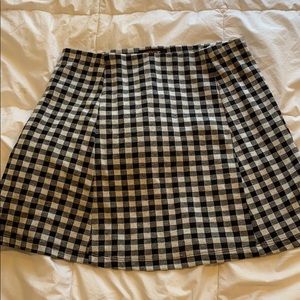 Black and white skirt